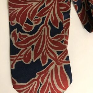 Bill Robinson Silk Tie Navy Blue And Red